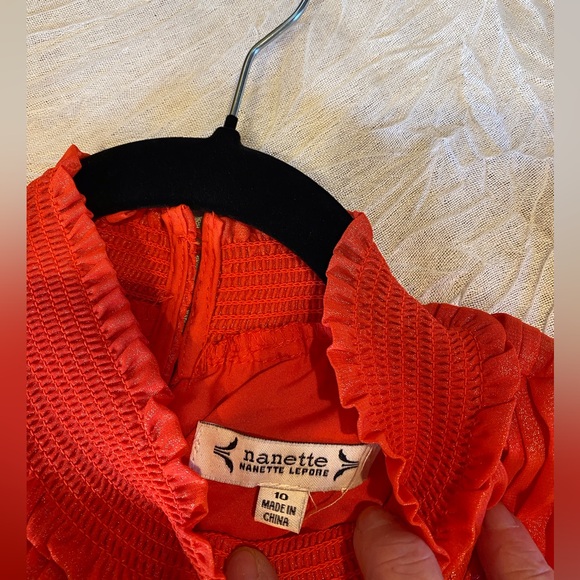 NWT Nanette LaPore pleated jumpsuit. Size 10 - Picture 5 of 5